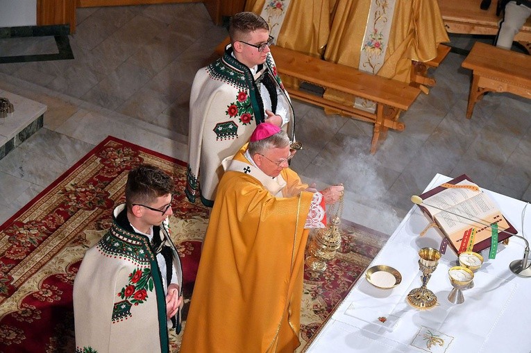 Abp Marek Jędraszewski na Krzeptówkach