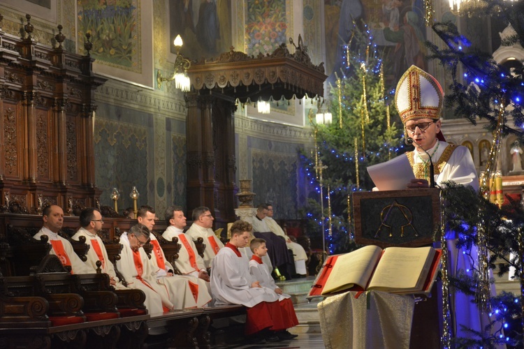 Pasterka w płockiej katedrze