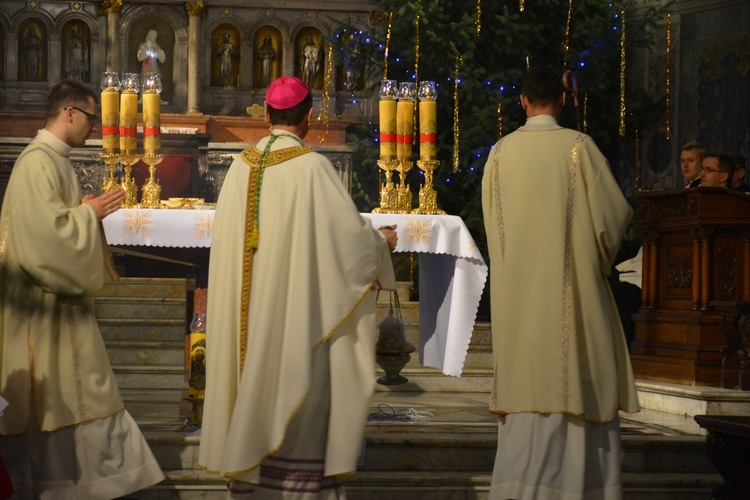 Pasterka w płockiej katedrze