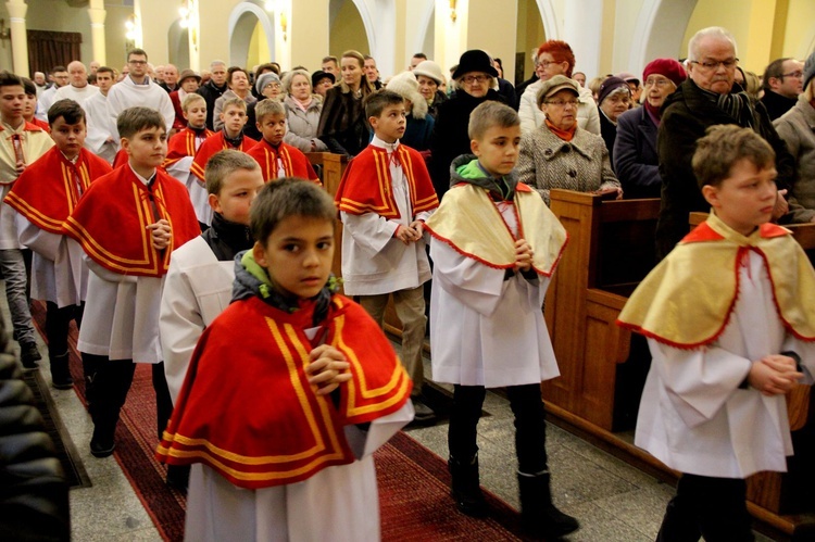 Rozesłanie kolędników misyjnych w Tarnowie-Mościcach