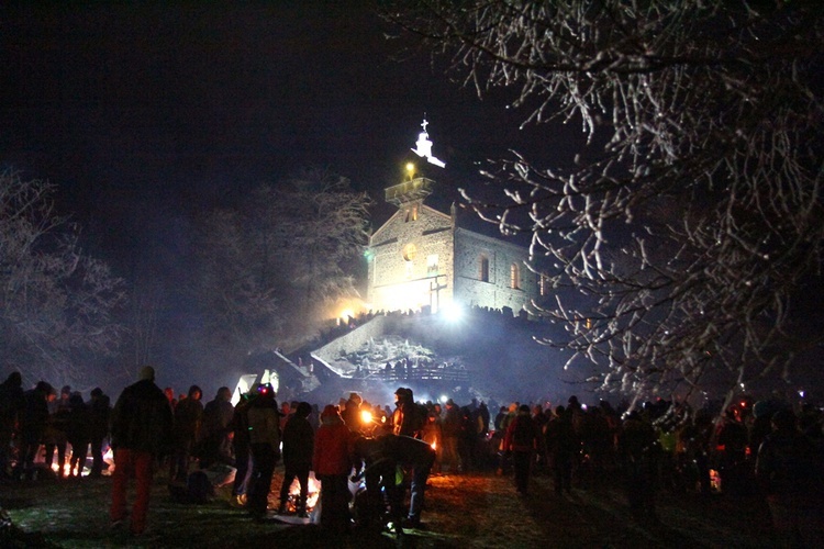 W Nowy Rok na Ślęży