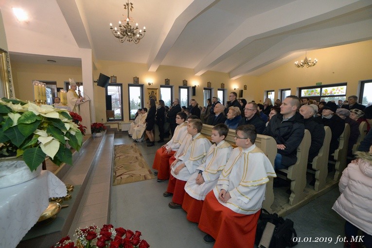 10-lecie parafii w Woli Mieleckiej