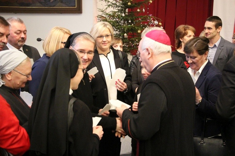 Spotkanie opłatkowe dyrektorów szkół