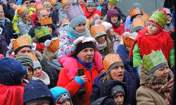 Kolędowanie na bielskim Rynku zjednoczyło wszystkich