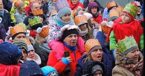 Kolędowanie na bielskim Rynku zjednoczyło wszystkich