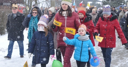W królewskiej świcie szły całe rodziny 