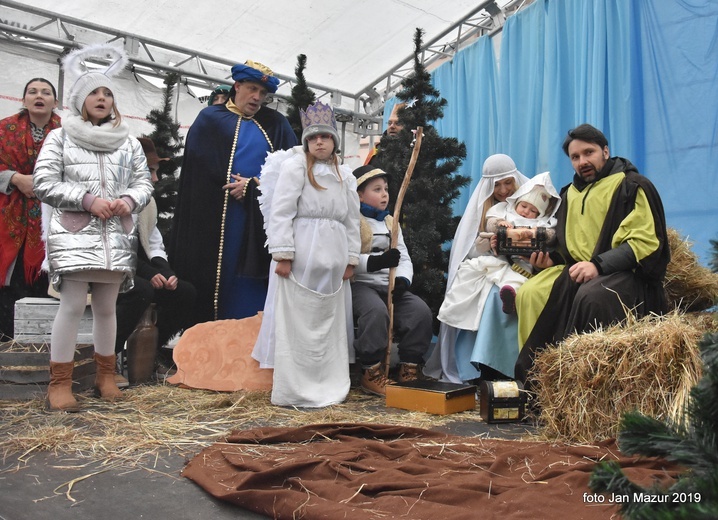 Uliczne Jasełka w Żaganiu