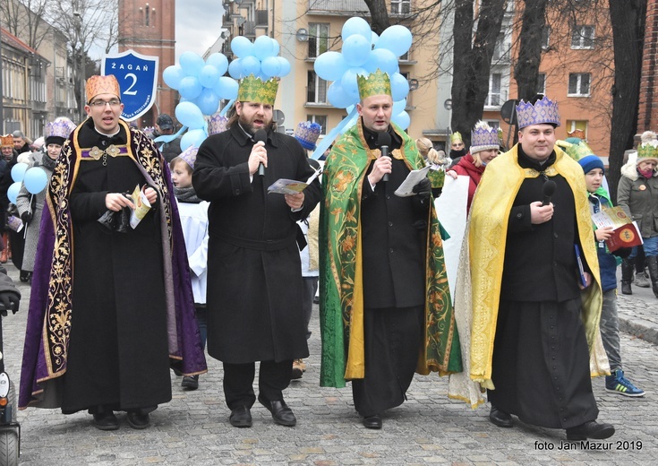 Uliczne Jasełka w Żaganiu