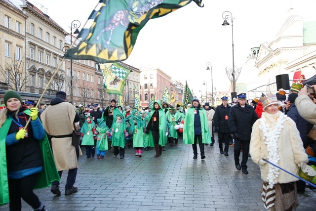 Orszak Trzech Króli na ulicach Warszawy cz. 2