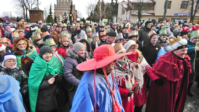 Gołymin. Orszak Trzech Króli