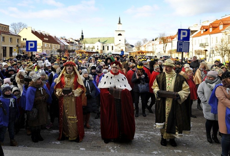 Pułtusk. Orszak Trzech Króli