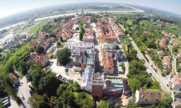 Sandomierskie  stare miasto.