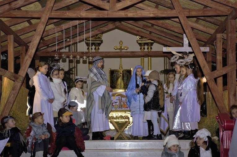 Jasełka w sanktuarium Miłosierdzia Bożego w Świebodzinie