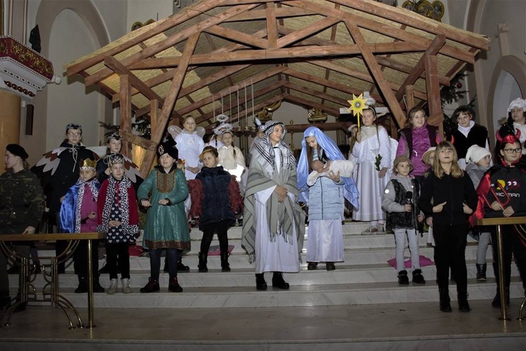 Jasełka w sanktuarium Miłosierdzia Bożego w Świebodzinie