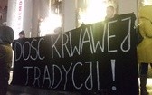 Protest w obronie dzików w Katowicach