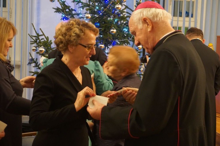 Spotkanie opłatkowe katechetów w Świdnickiej Kurii Biskupiej