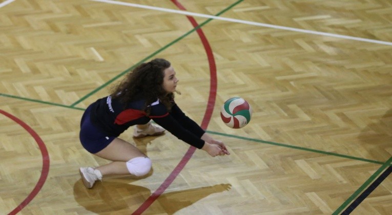 Siatkarski mecz w Sandomierzu 