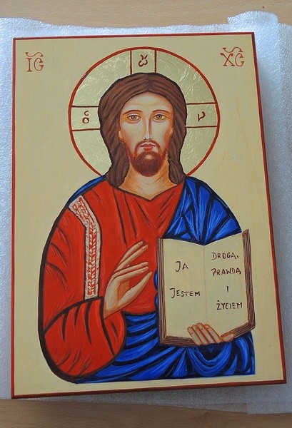 Pierwszy kurs pisania ikon w Jawiszowicach