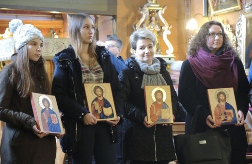 Pierwszy kurs pisania ikon w Jawiszowicach