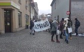 Protest licealistów w Pszczynie