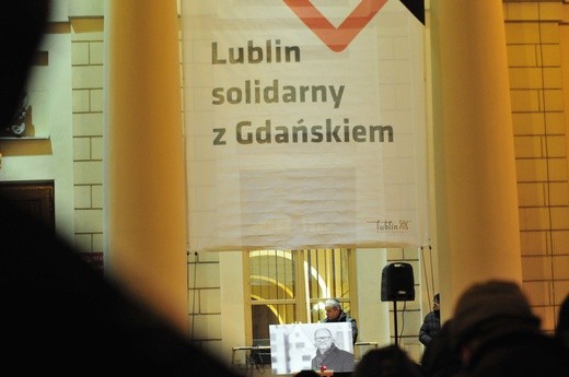 Lublin solidarny z Gdańskiem po zabójstwie prezydenta Adamowicza