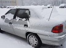 Mandat za nieodśnieżone auto