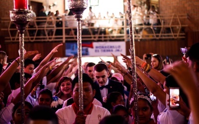 Ślub krakowskich pielgrzymów na ŚDM w Panamie
