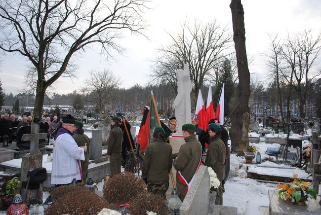 Odsłonięcie pomnika ks. Jana Chryzostoma Miksiewicza. Rudnik nad Sanem