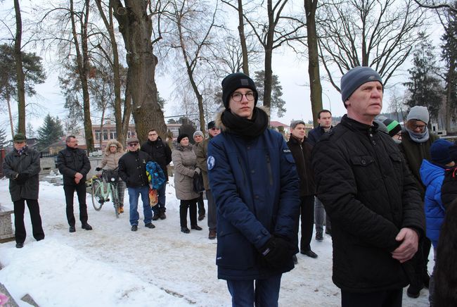 Odsłonięcie pomnika ks. Jana Chryzostoma Miksiewicza. Rudnik nad Sanem