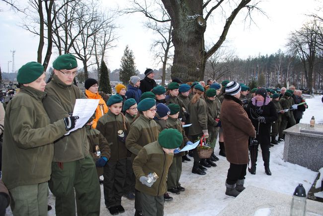 Odsłonięcie pomnika ks. Jana Chryzostoma Miksiewicza. Rudnik nad Sanem