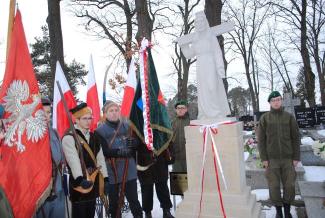 Odsłonięcie pomnika ks. Jana Chryzostoma Miksiewicza. Rudnik nad Sanem