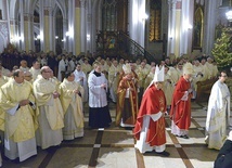 ▲	Imieninowa Eucharystia sprawowana była w radomskiej katedrze.