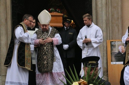 Uroczystości pogrzebowe prof. Mieczysława Tomaszewskiego