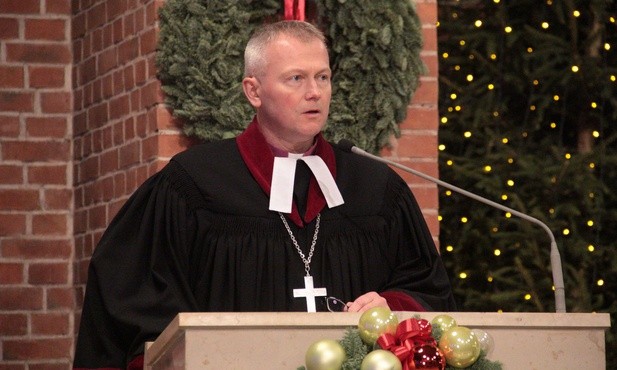 Kaznodzieją spotkania był bp Marcin Hintz z Kościoła ewangelicko-augsburskiego