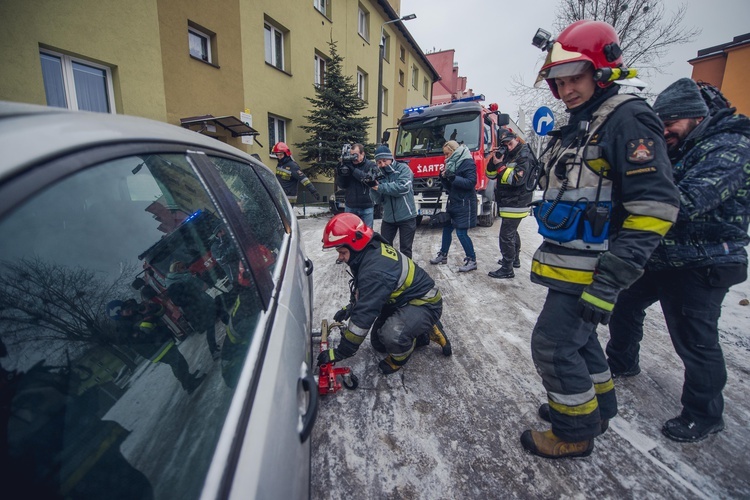 Inauguracja akcji "Droga pożarowa, drogą życia"