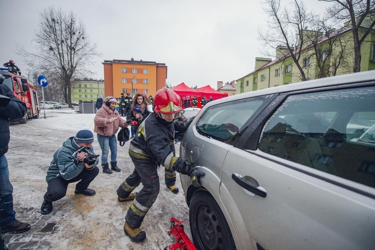 Inauguracja akcji "Droga pożarowa, drogą życia"