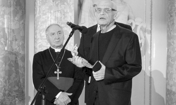 Reżyser ze statuetką Totus Tuus 2018