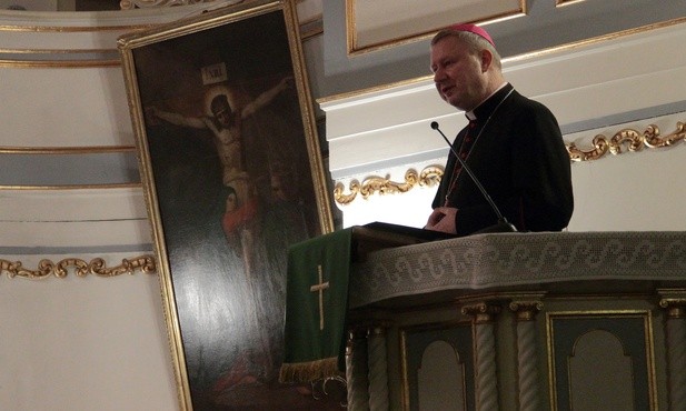 Homilię wygłosił bp Wiesław Szlachetka