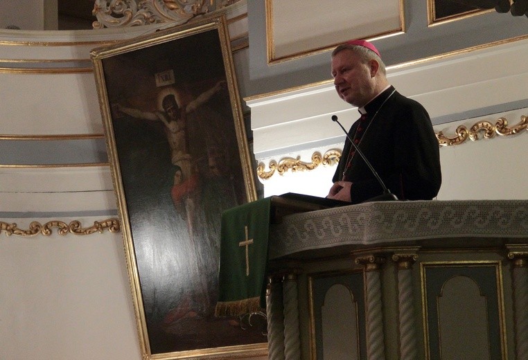 Homilię wygłosił bp Wiesław Szlachetka