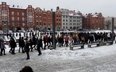 W Rudzie Śląskiej maturzyści zatańczyli poloneza na rynku