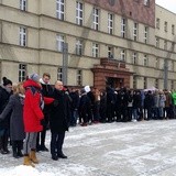 W Rudzie Śląskiej maturzyści zatańczyli poloneza na rynku