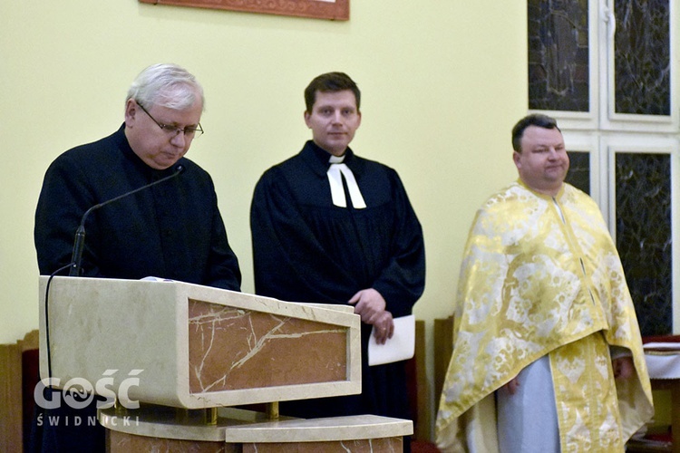 Nabożeństwo ekumeniczne w świdnickim seminarium