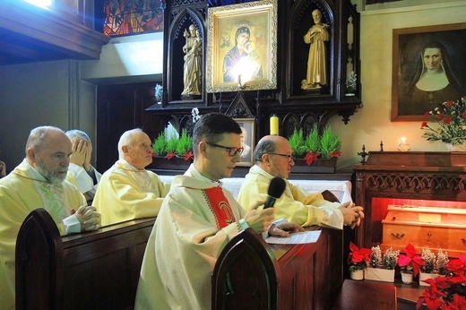 U klarysek w Kętach - ze sł. Bożą Matką Marią Łempicką