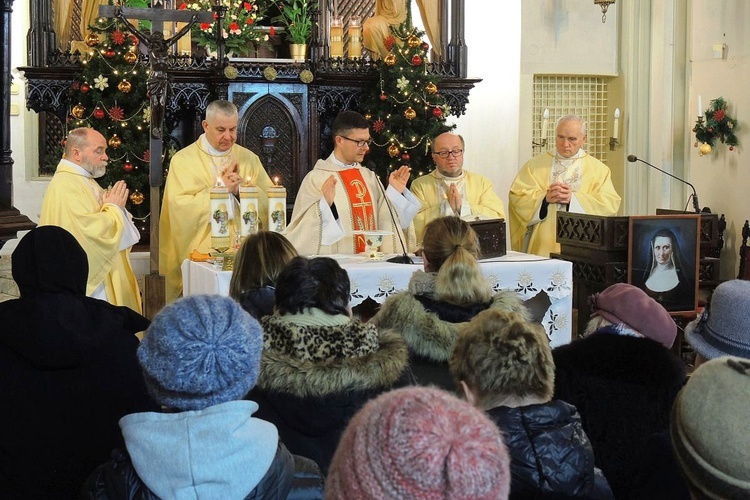 U klarysek w Kętach - ze sł. Bożą Matką Marią Łempicką