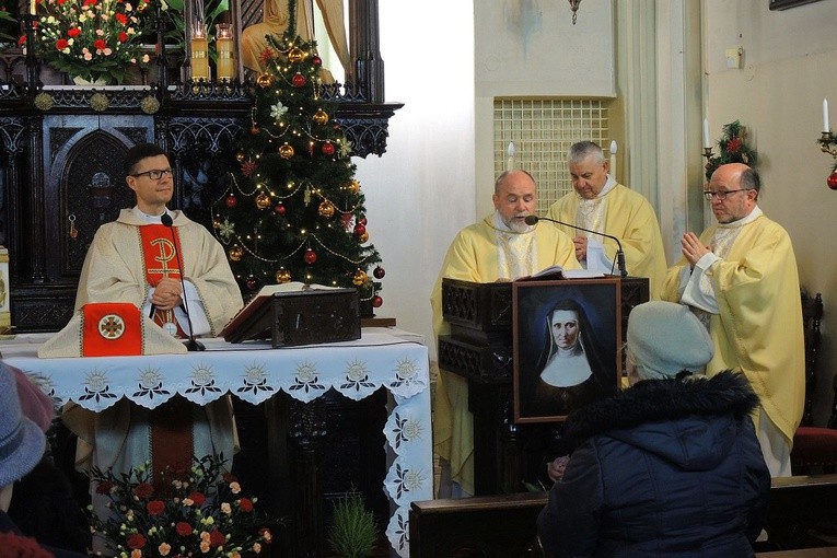 U klarysek w Kętach - ze sł. Bożą Matką Marią Łempicką