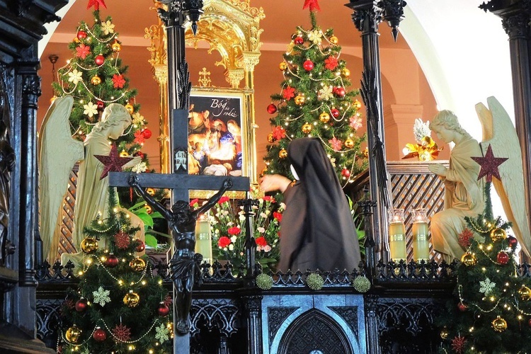 U klarysek w Kętach - ze sł. Bożą Matką Marią Łempicką