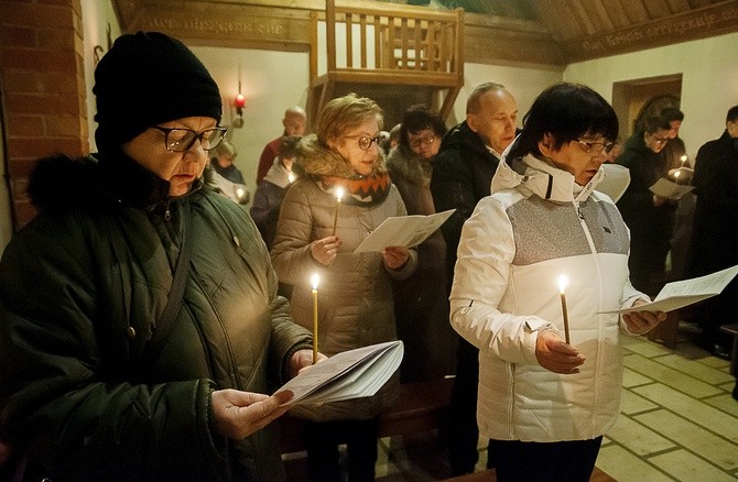 Nabożeństwo na Świętej Górze Polanowskiej