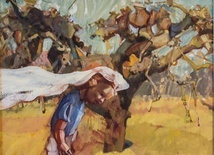 ▲	Praca Aleksandry Karwat „Wiosna” uhonorowana nagrodą publiczności.