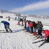 Wiele radości sprawiała jazda na nartach