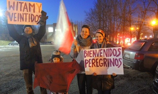 Rodzeństwo i rodzice przygotowali młodym pielgrzymom ŚDM żywiołowe powitanie!